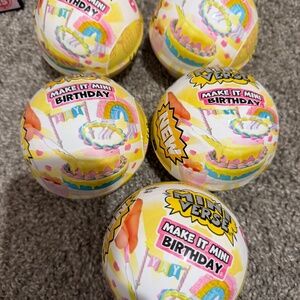 NEW Mini verse 5 balls (make it mini birthday)